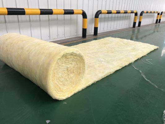 Glass Wool Blanket for Thermal Insulation in Steel Buildings