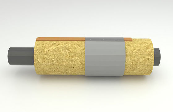 Non Conductive Heat Resistant Materials Bare Mineralwool Hot Water Pipe Insulation for HVAC System