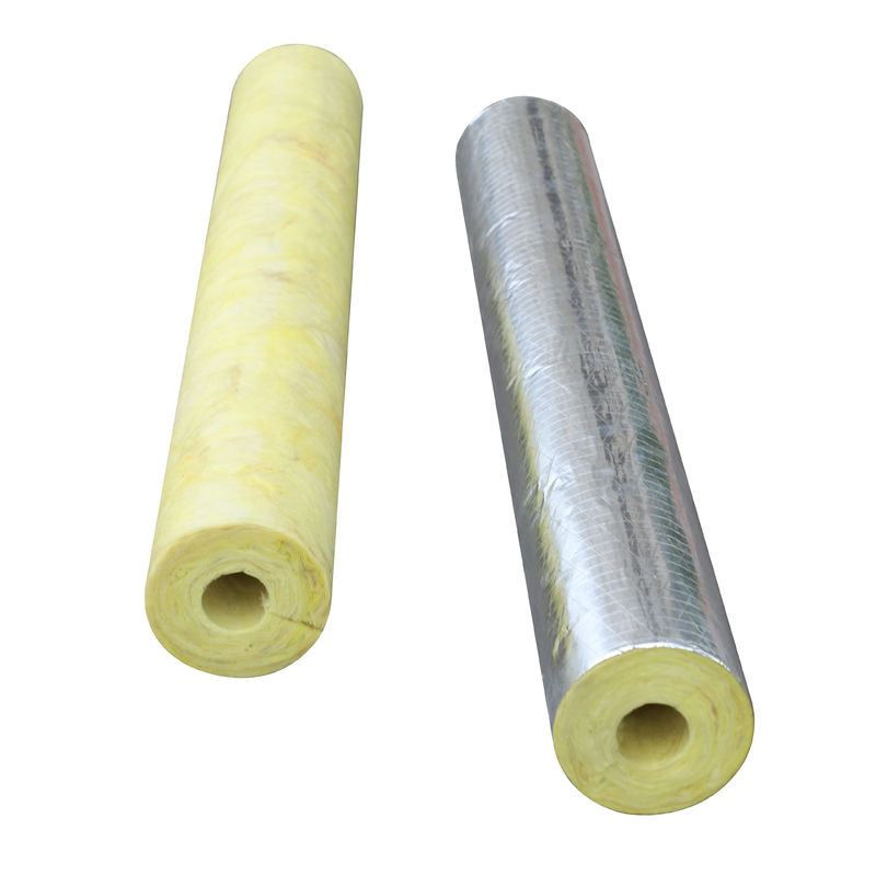 Glass Wool Pipe Insulation with Aluminium Cloth Facing for Outdoor Applications