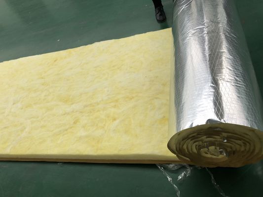 Wełna mineralna klasy A ognioodporna z wysoką odpornością na wilgoć i przewodnością cieplną 0,031-0,042 W/mK do zastosowań HVAC i izolacji rur