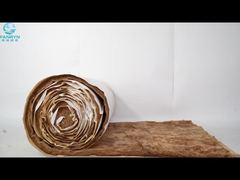 NOWA - brązowa mata z wełny szklanej z białym pokryciem